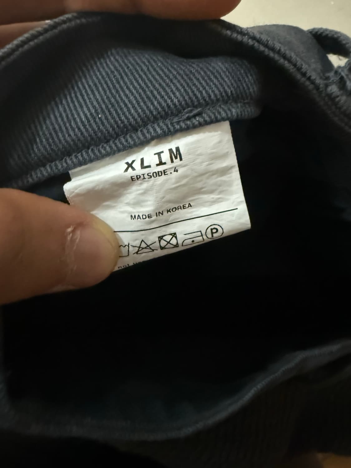 Xlim 엑슬림 에피소드4 02 트라우저 네이비색 4사이즈 상품이미지5