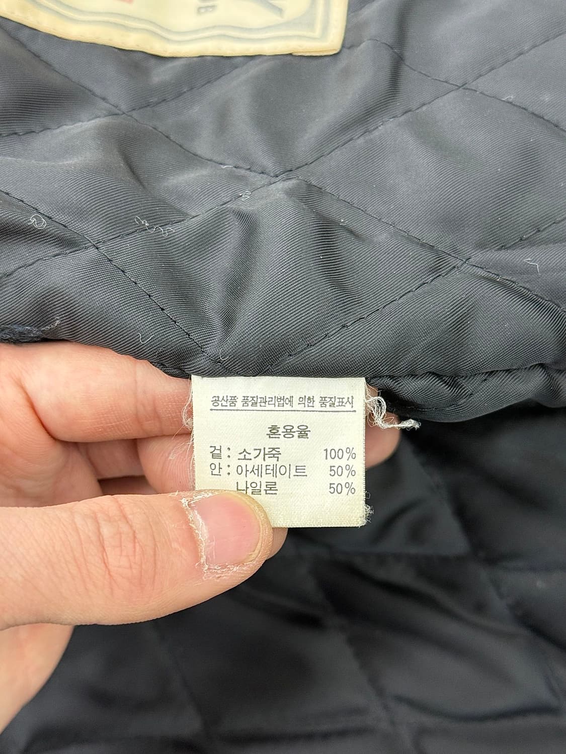 아메코 워시드 브라운 카페 레이서 포켓 카우 레더 자켓 상품이미지9