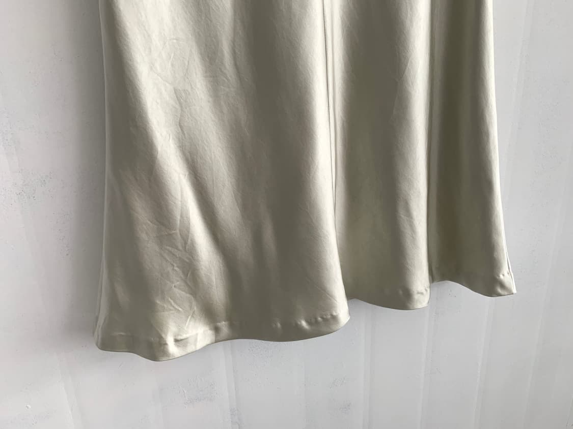 Mint Green Satin Maxi Skirt 상품이미지9