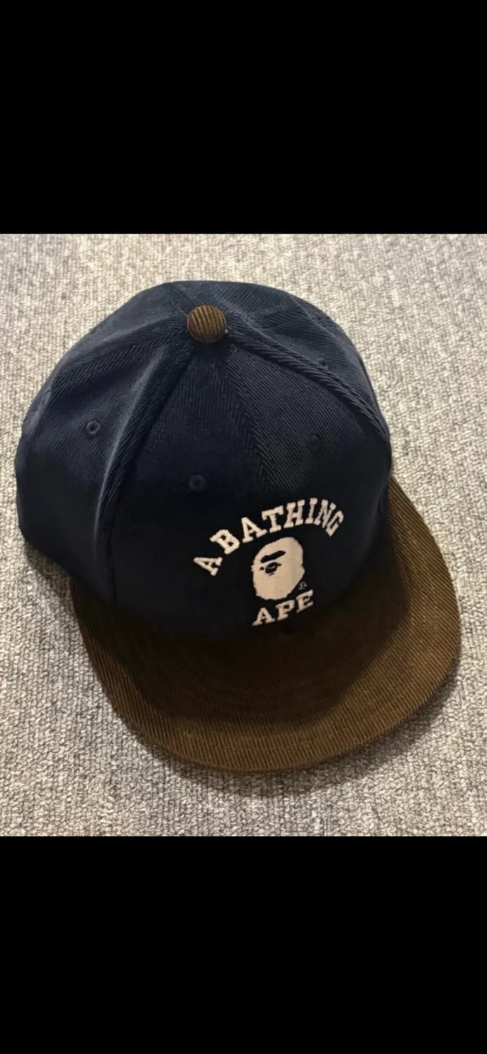 베이프 코듀로이 볼캡 상품이미지1