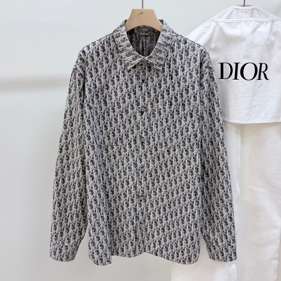 [42/정품] 디올 오블리크 카스리 데님 오버셔츠 자켓 상품이미지1