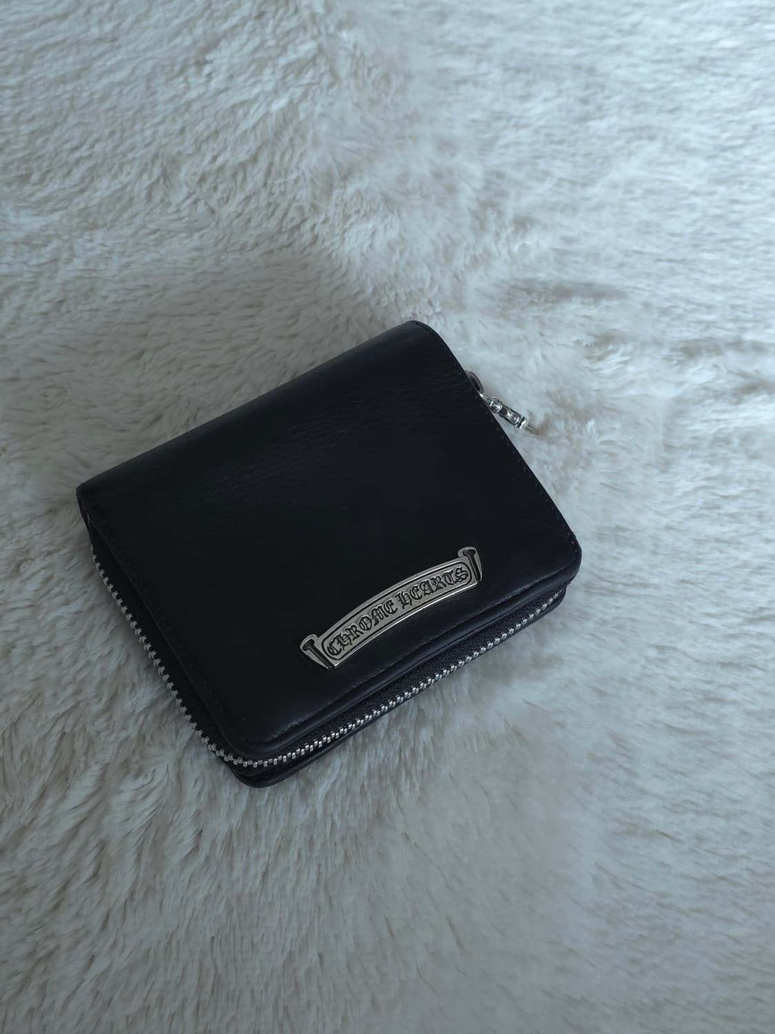 [OS] 크롬하츠 스퀘어 집빌 레더 지갑 블랙 상품이미지2