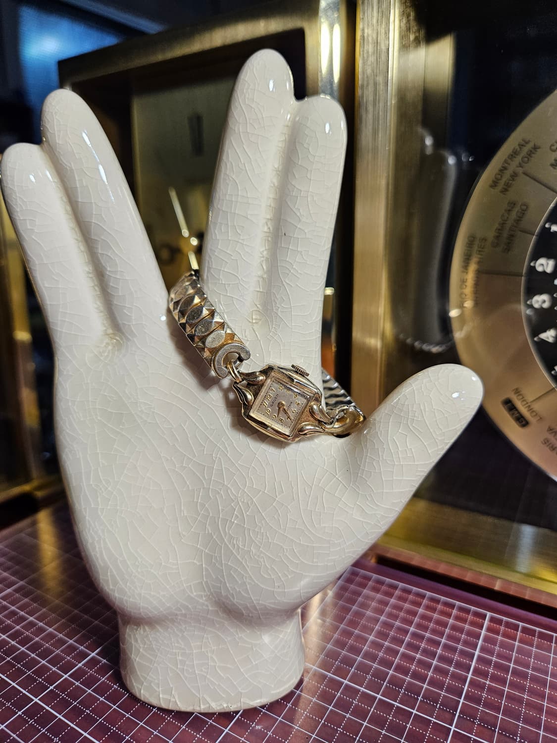 그루엔(gruen) 여성용 빈티지 수동 핸드와인딩 시계 상품이미지1