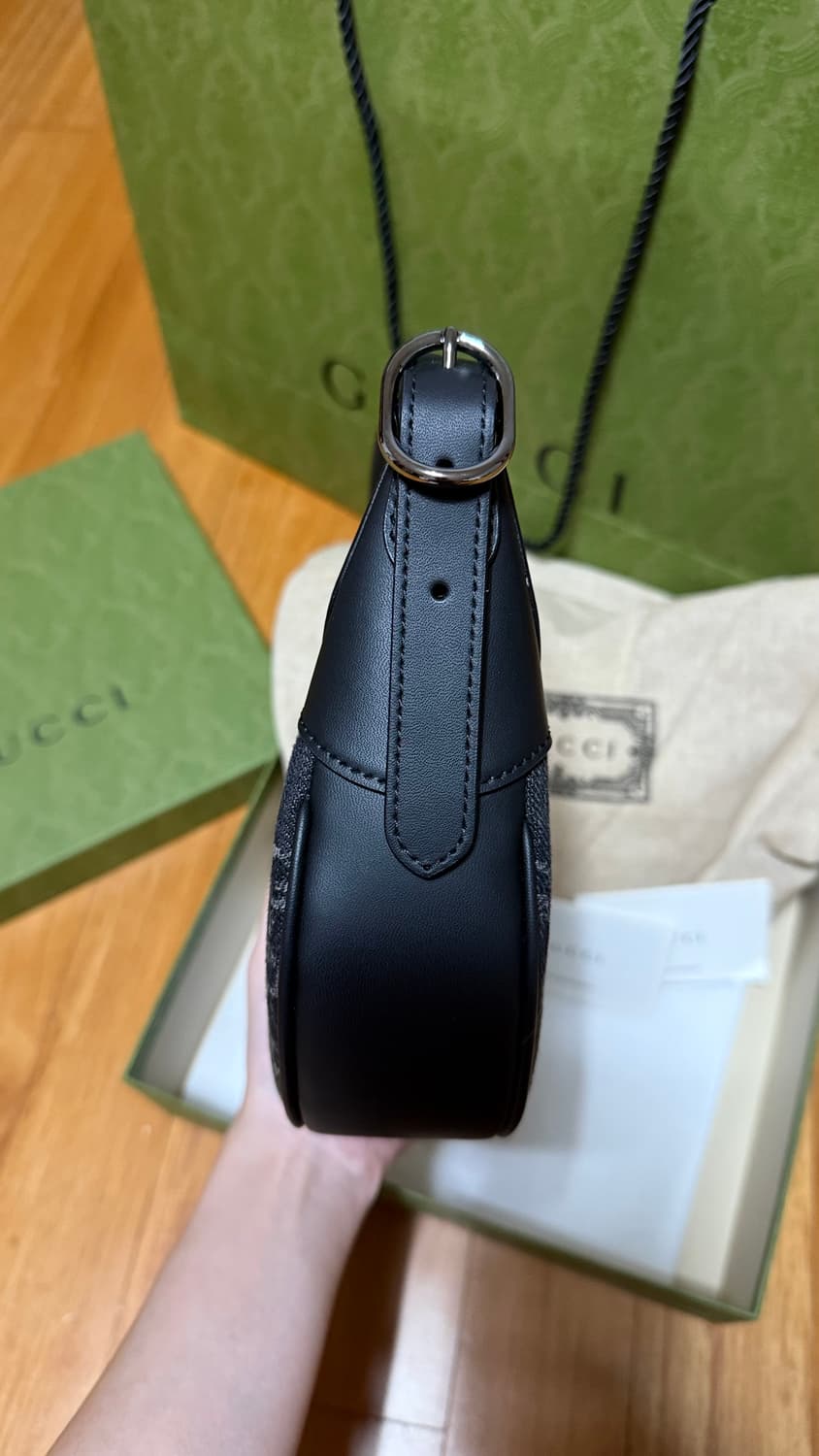 구찌 오피디아 GG 미니백 그레이 블랙 데님 상품이미지3