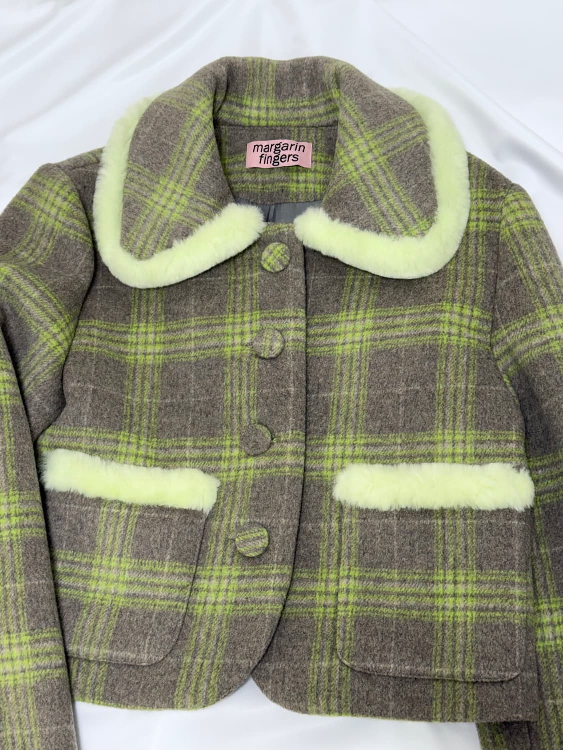 마가린핑거스 Fur Trimming Short Coat 상품이미지7