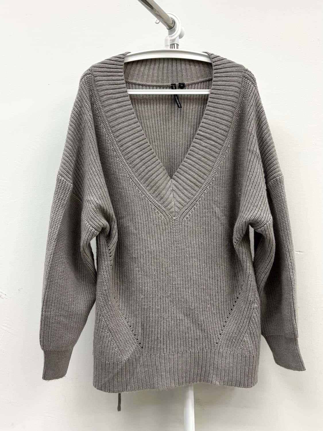 빈티지 그레이 니트 스웨터 상품이미지5