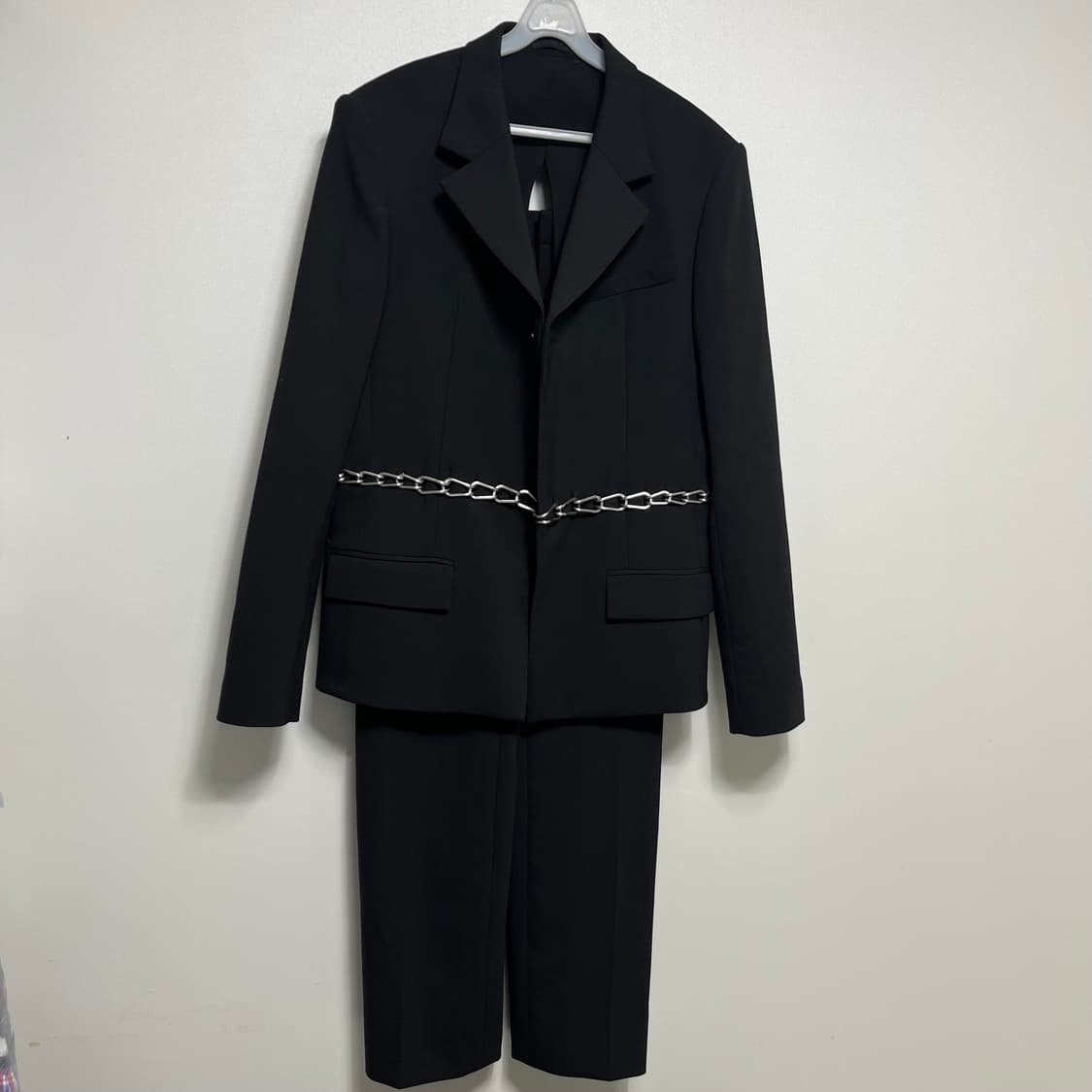 Dion lee 디온 리 체인 정장 셋업 블랙 상품이미지1