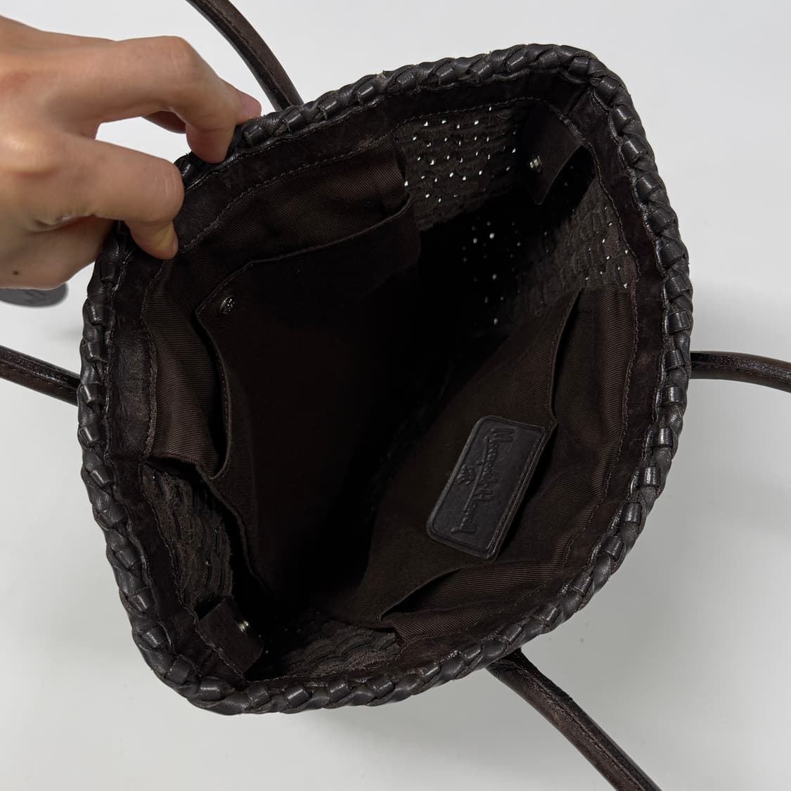 Margaret Howell leather weaving bag 상품이미지7