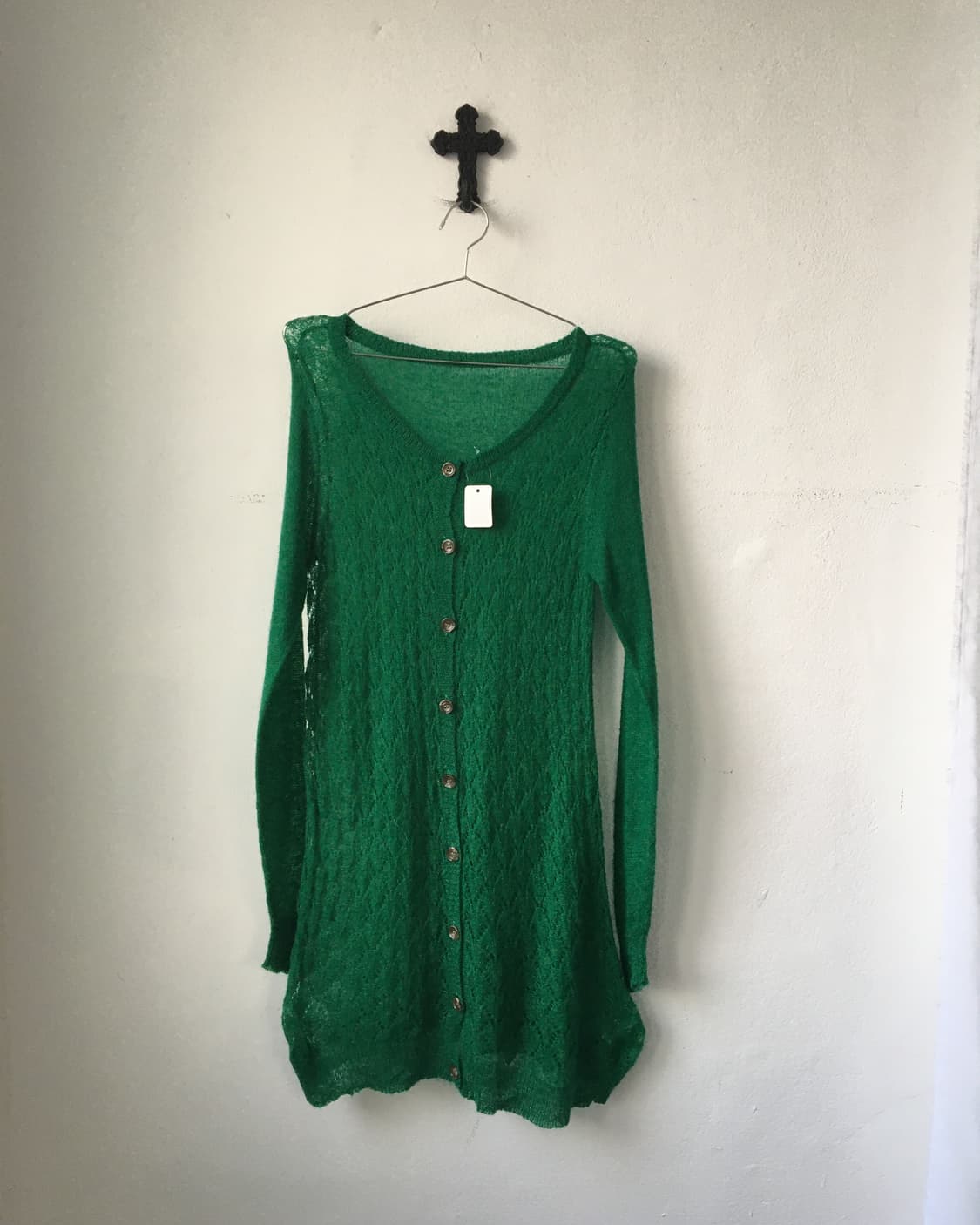 Punching point knit cardigan 상품이미지2