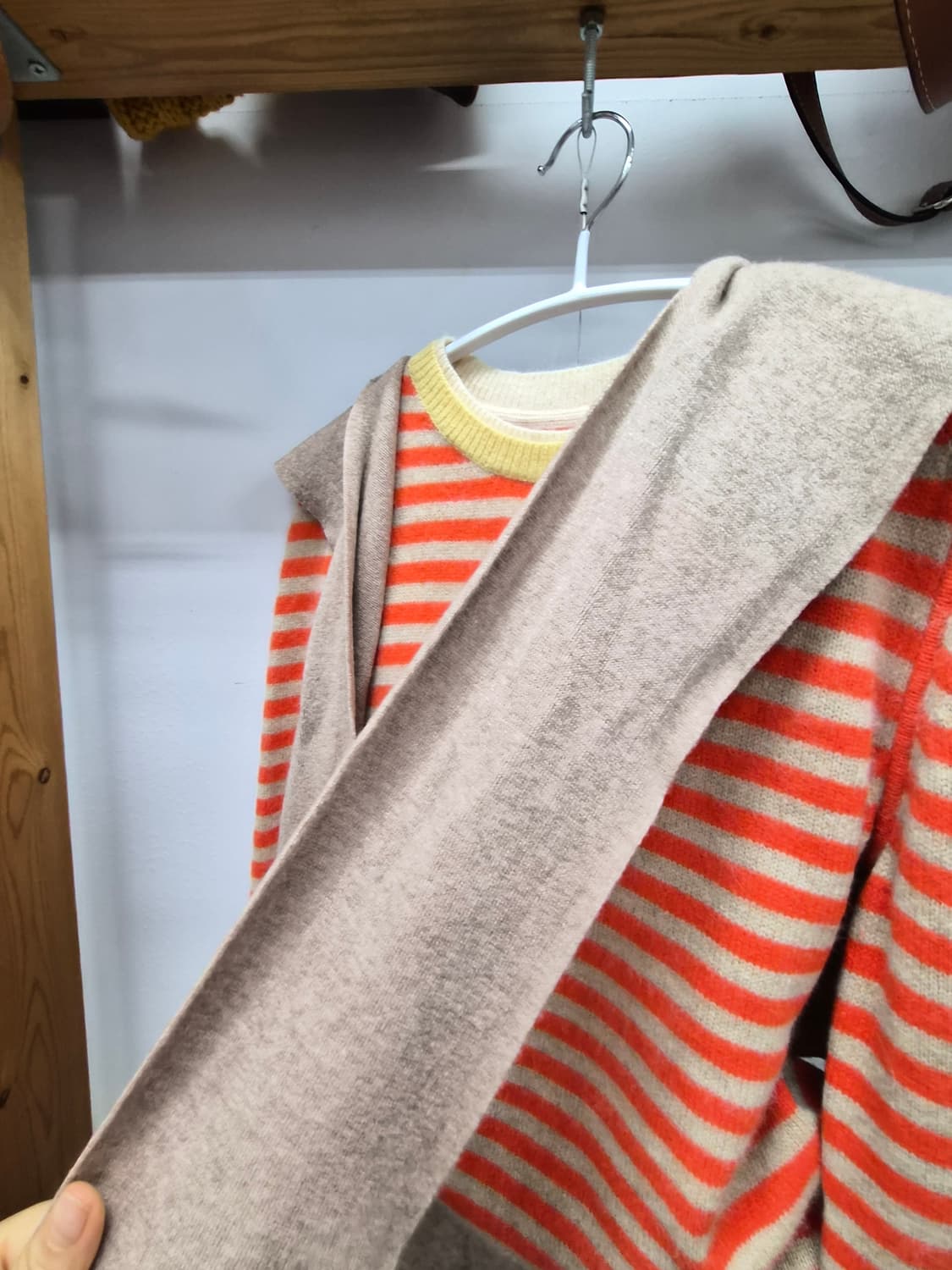 후드숄 니트 상품이미지3