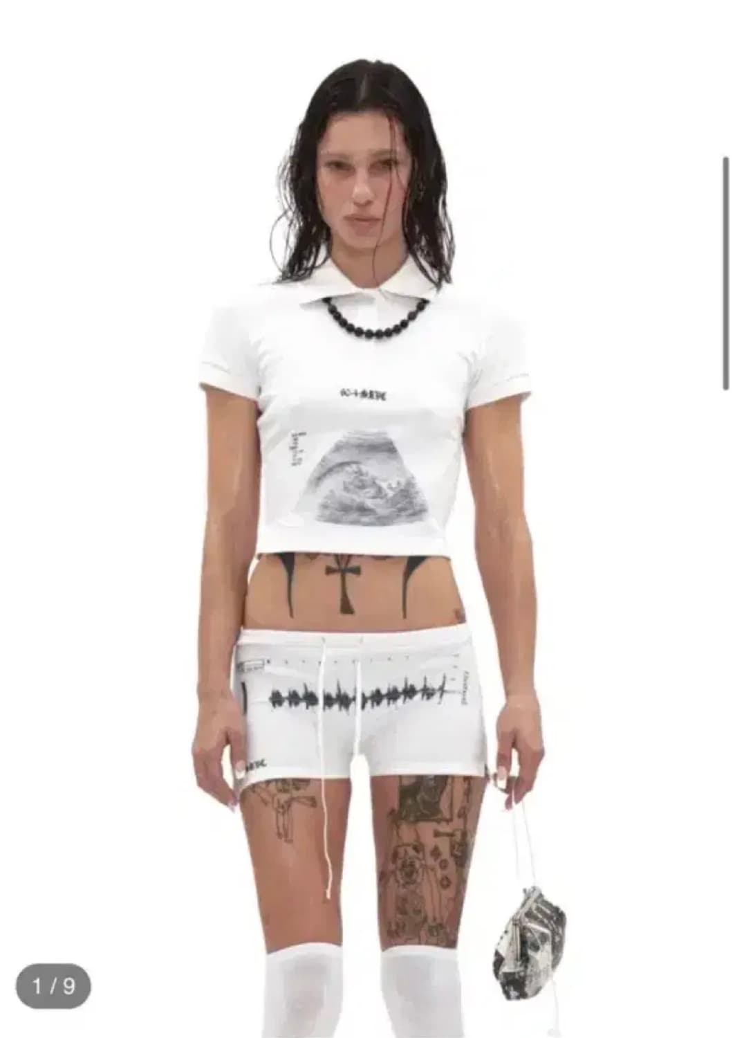 604service 에일리언 카라 티셔츠 상품이미지1