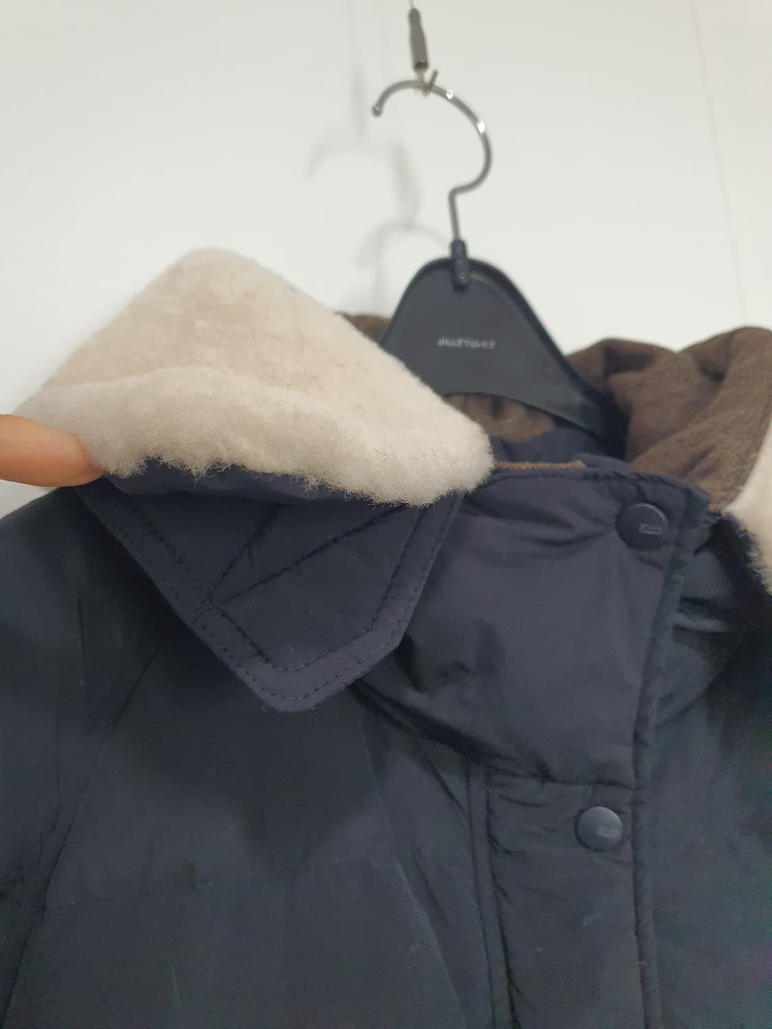 스튜디오톰보이 퍼카라 아웃포켓 롱 다운 점퍼 사이즈 55 상품이미지7