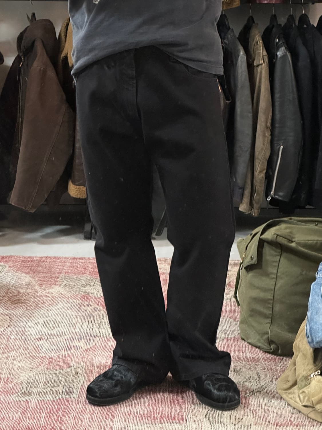 00's 리바이스 517 블랙 부츠컷 플레어진 상품이미지10