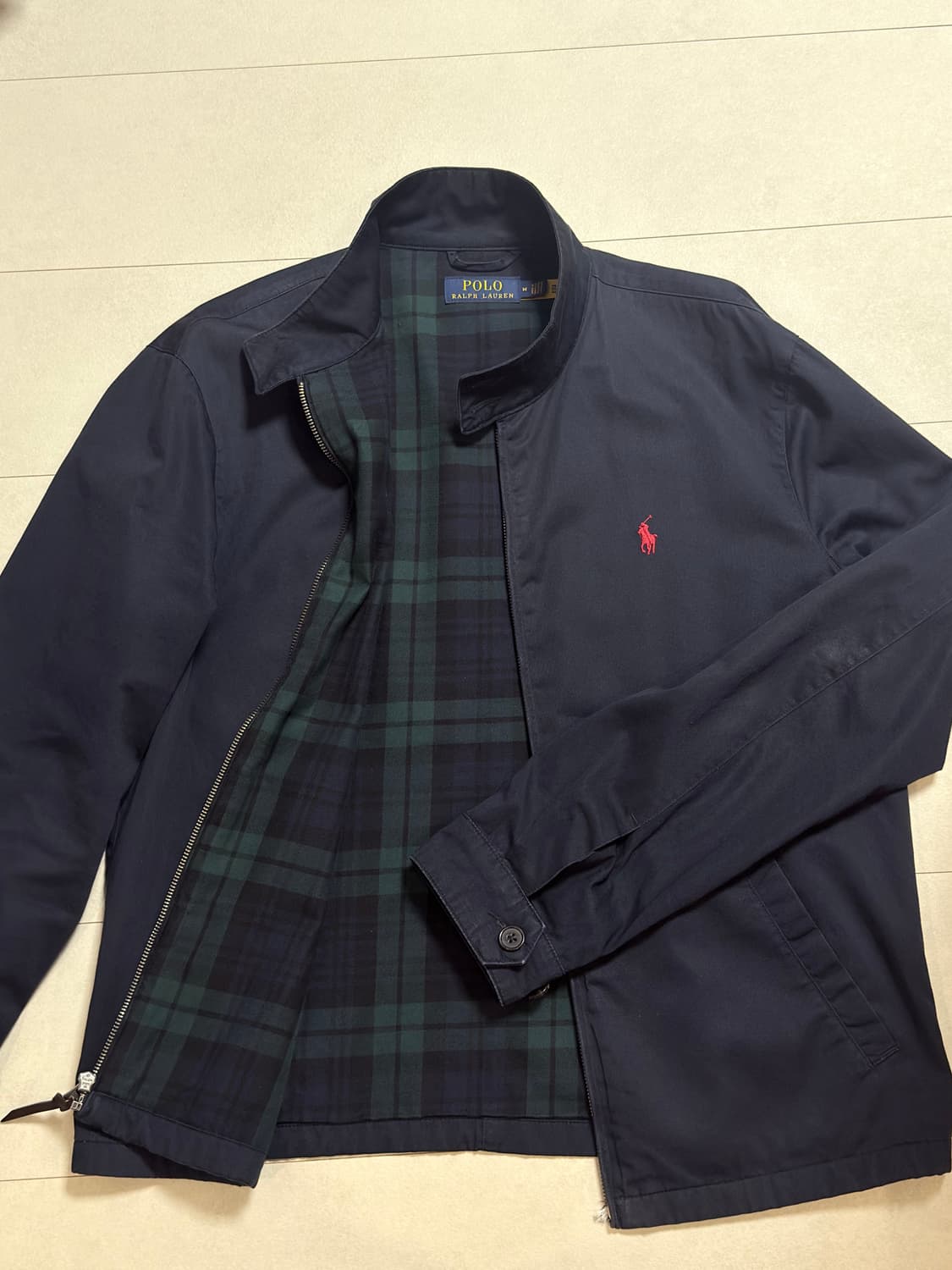 폴로랄프로렌 바라쿠다 해링턴자켓 M 네이비 트윌자켓 바이스윙 상품이미지1