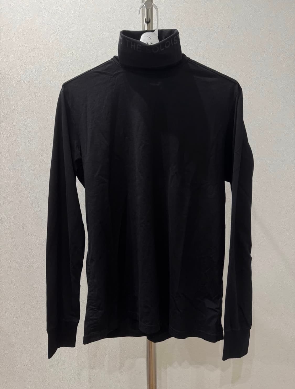 soloist 18aw 코튼 레터링 터틀넥 롱슬리브 상품이미지1