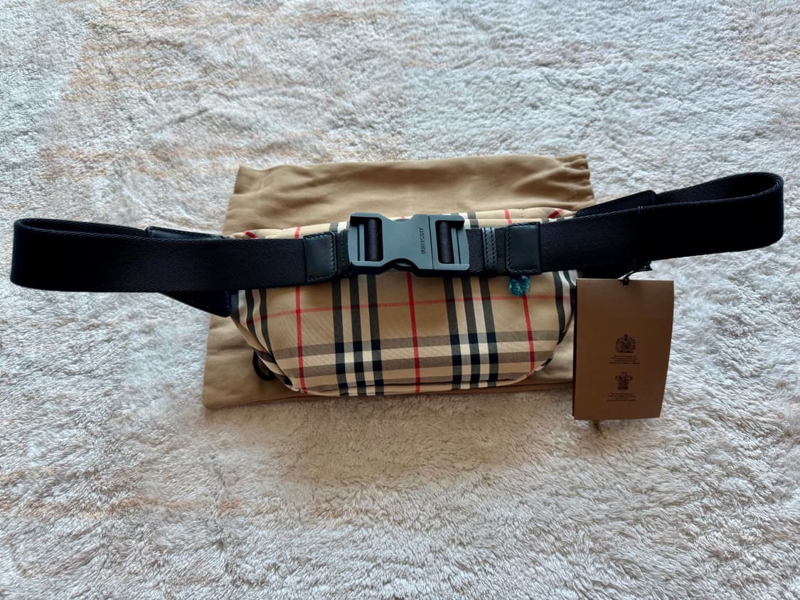 버버리 빈티지 체크 범백 미디엄 벨트백 801043 상품이미지2
