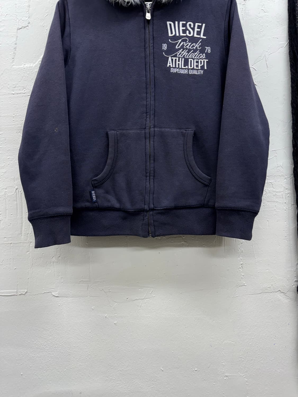 Diesel y2k trimming fur hoodie 상품이미지6