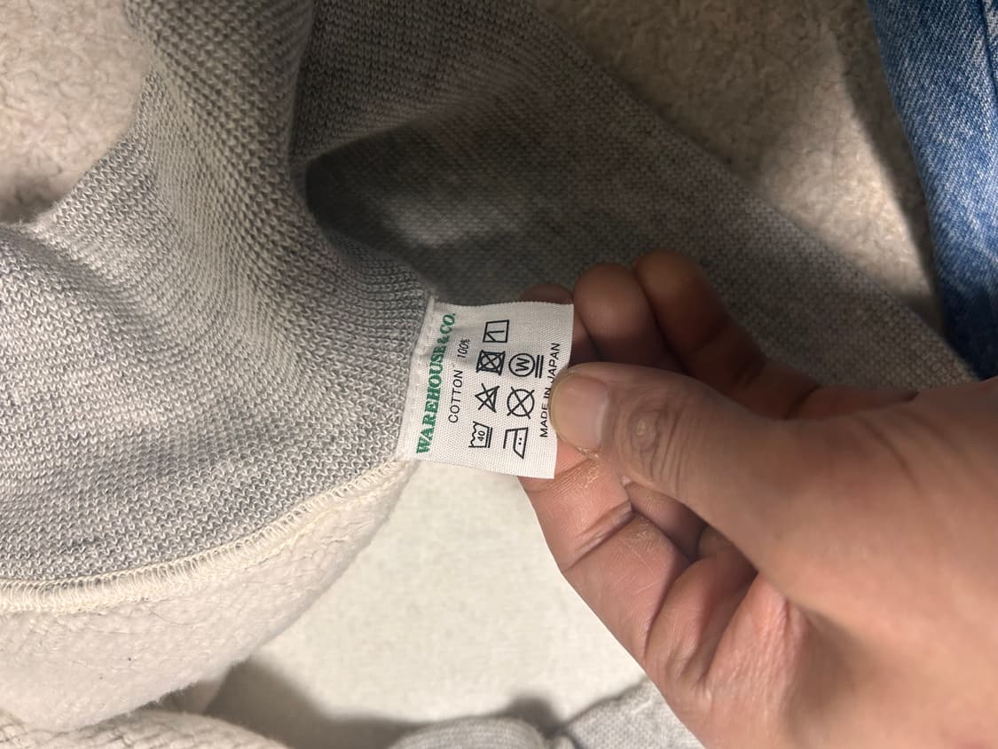 웨어하우스 스웻 401,403? 그레이 42사이즈 상품이미지4