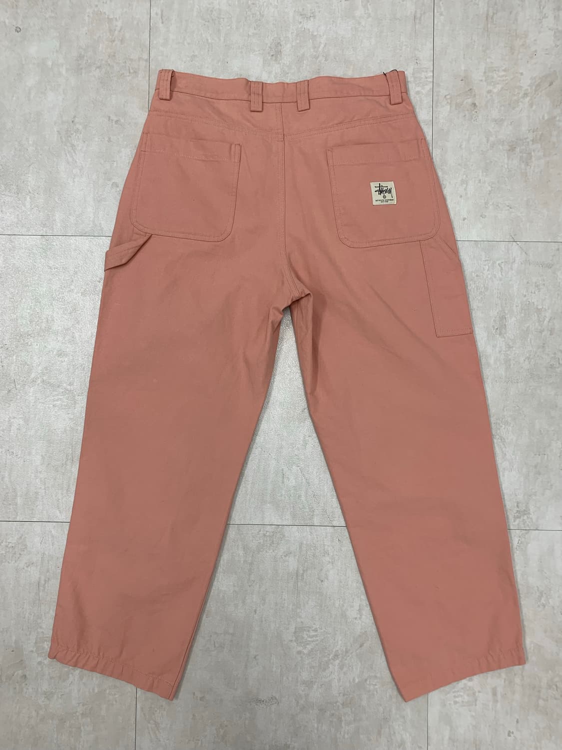 스투시 Bigol 더블니 카펜터 핑크 팬츠 상품이미지2