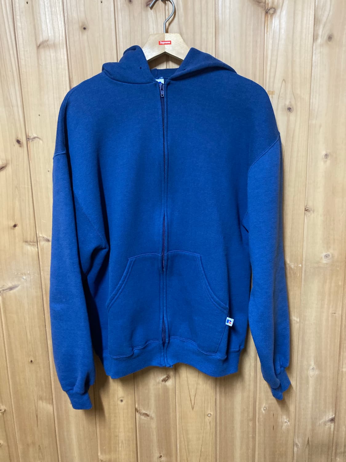 러셀 후드집업 made in USA 네이비 상품이미지1