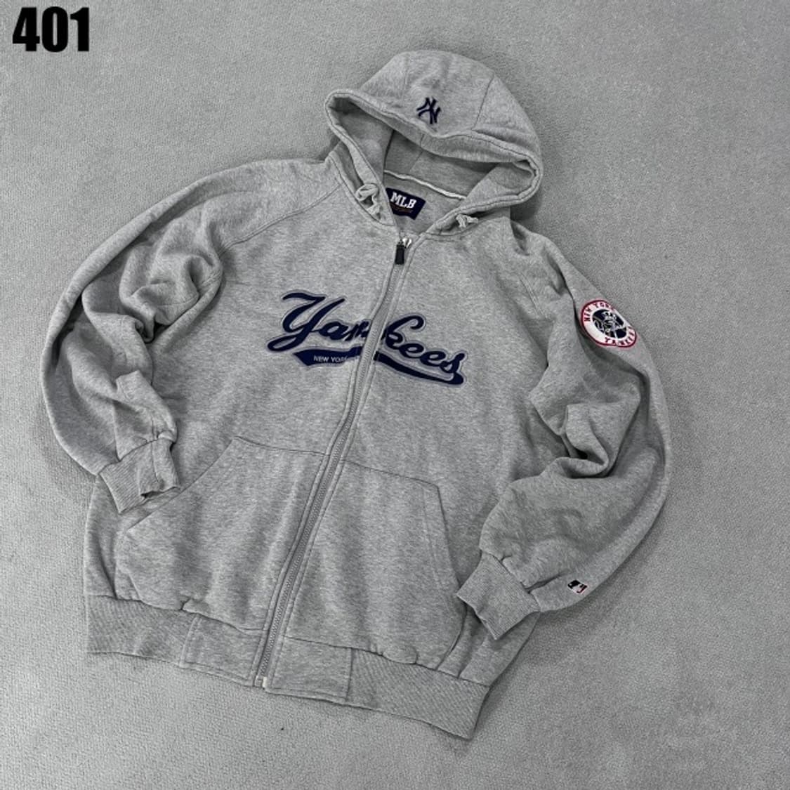 MLB 후드집업 그레이  상품이미지1