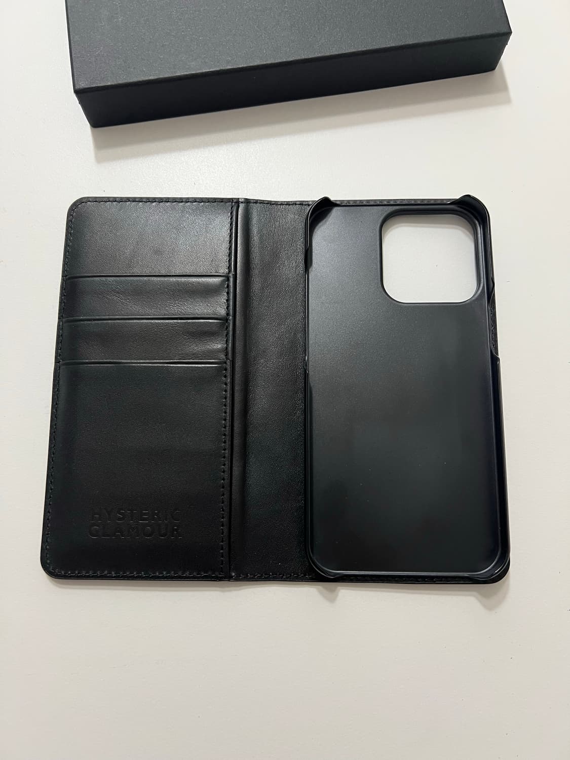 히스테릭 글래머 아이폰 13pro 로고 스터드 지갑 케이스 상품이미지4