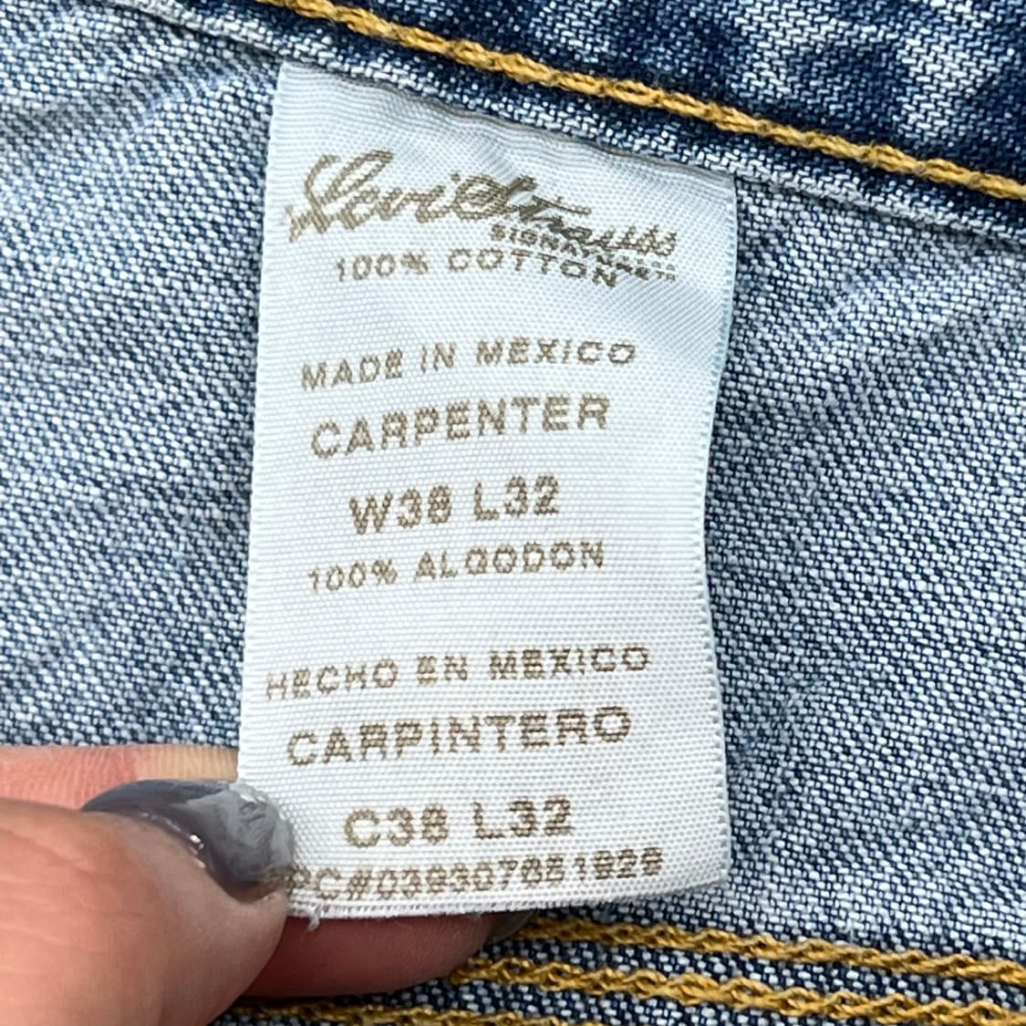 리바이스 시그니처 카펜터 데님 팬츠 r2920 상품이미지7