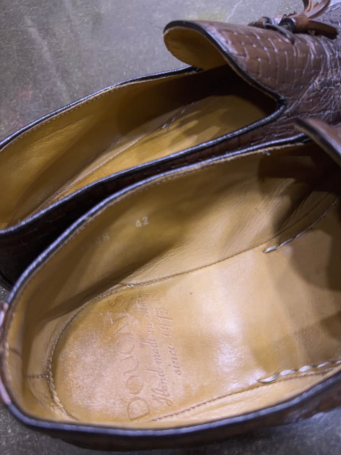 듀칼스 우브 태슬로퍼 빈티지 클래식 브라운 컬러 42 상품이미지9