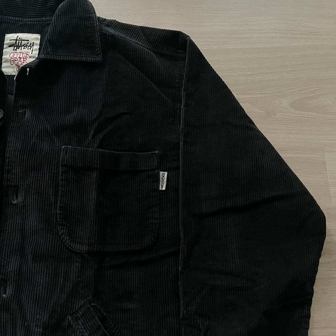 [L] 90s 빈티지 올드 스투시 코듀로이 셔츠자켓 상품이미지2