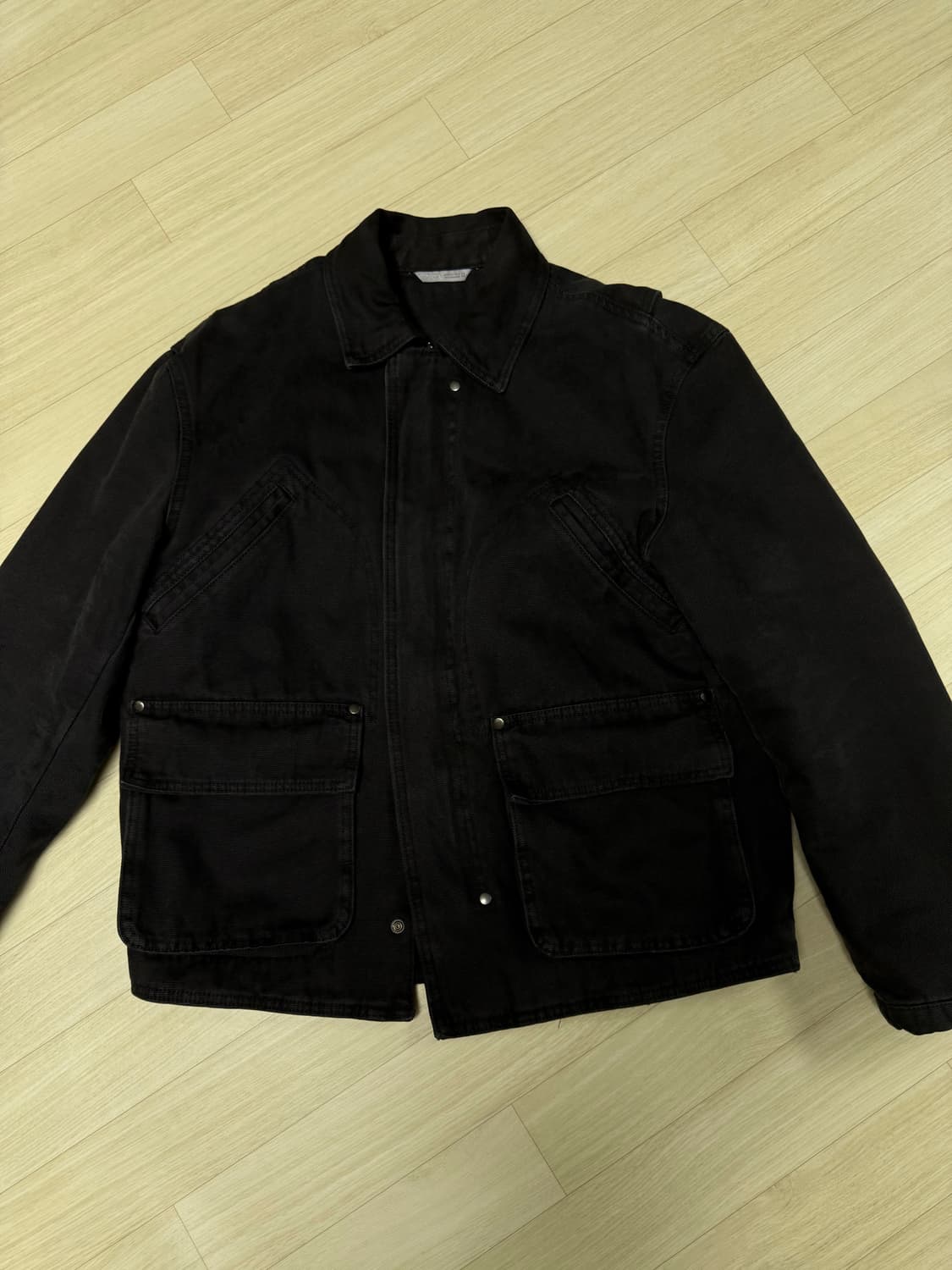 자라 가먼트다잉 워싱 포켓 자켓 상품이미지3