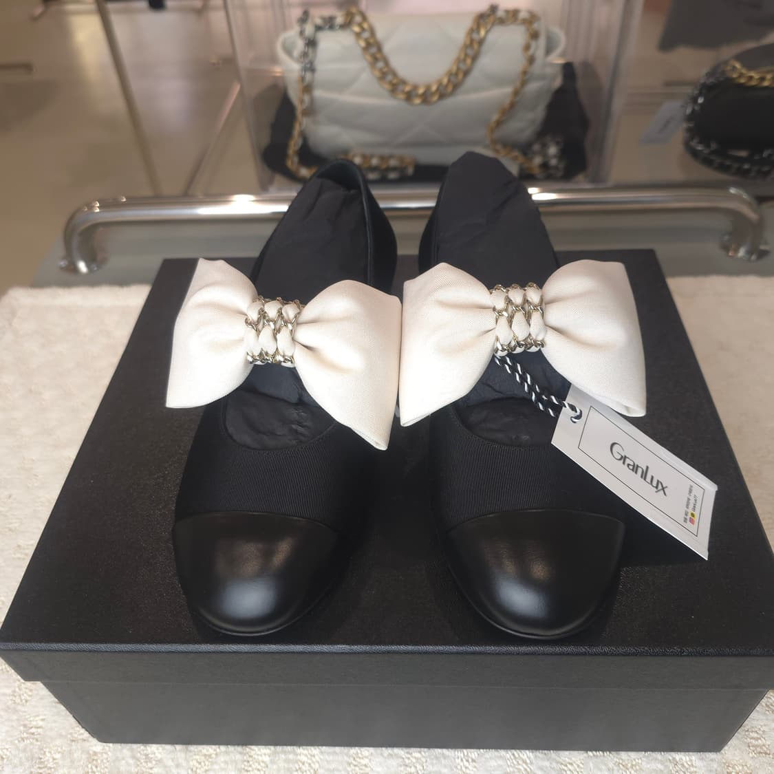 [정품] 샤넬 메리제인 리본 슈즈 36.5 (새상품) 상품이미지3