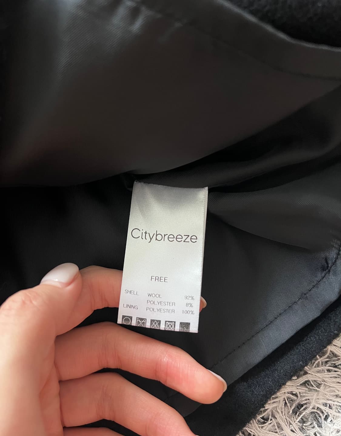 시티브리즈 싱글 숏 코트 블랙컬러 상품이미지4