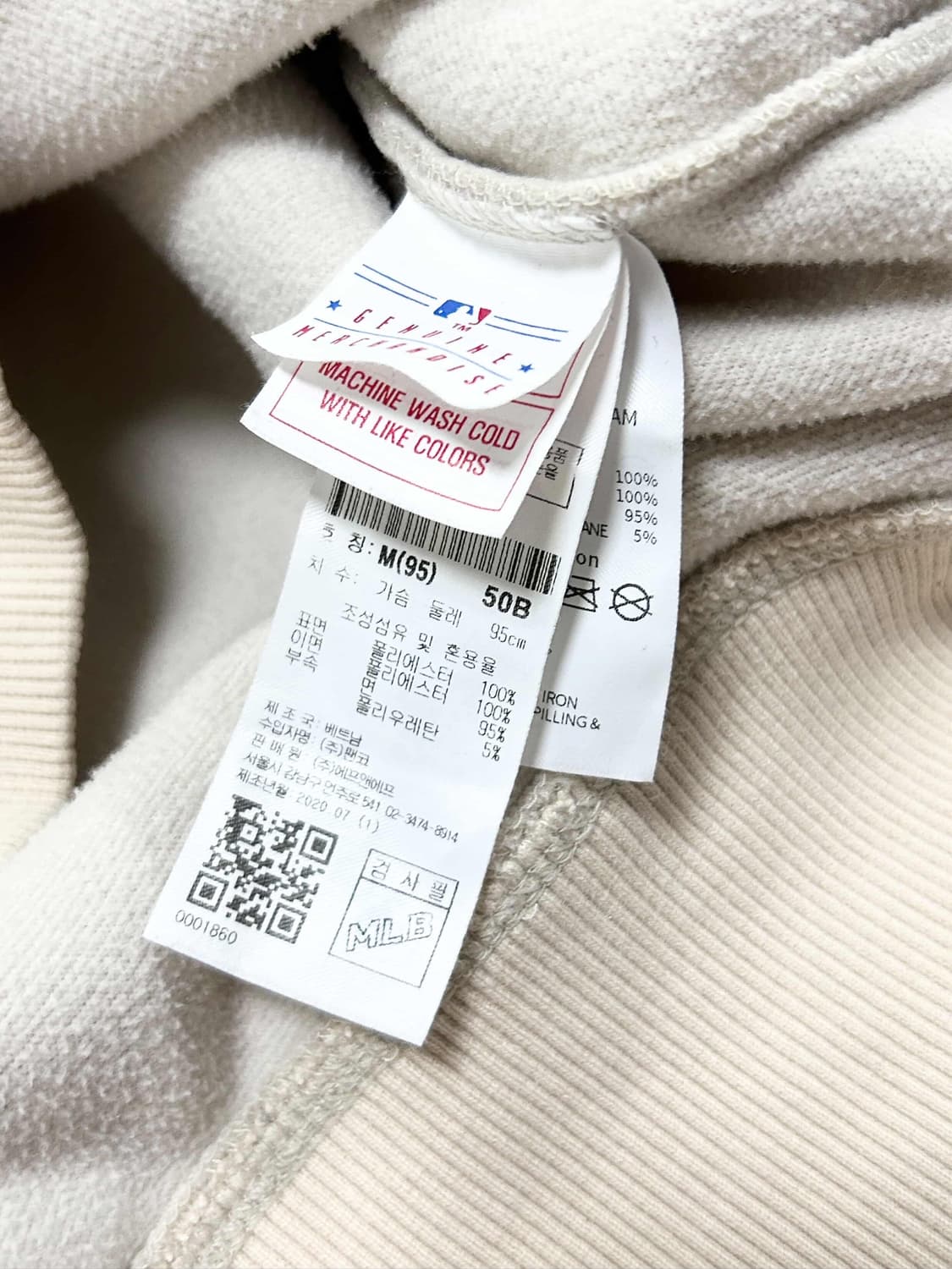 MLB 뉴욕양키스 빅로고 뽀글이 맨투맨 상품이미지10