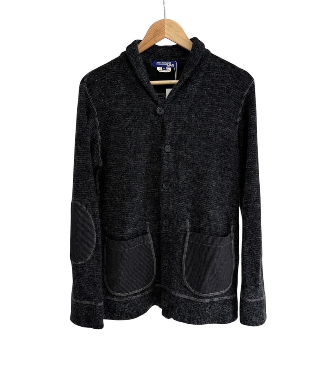 준야 와타나베 모헤어 엘보패치 포켓 가디건 상품이미지1