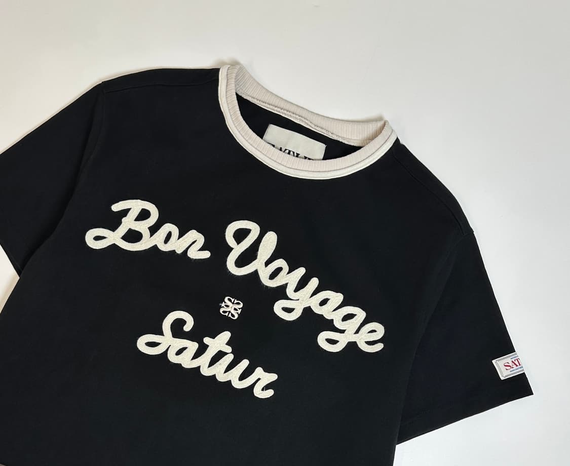 세터 스펠로고 자수 반팔 상품이미지1