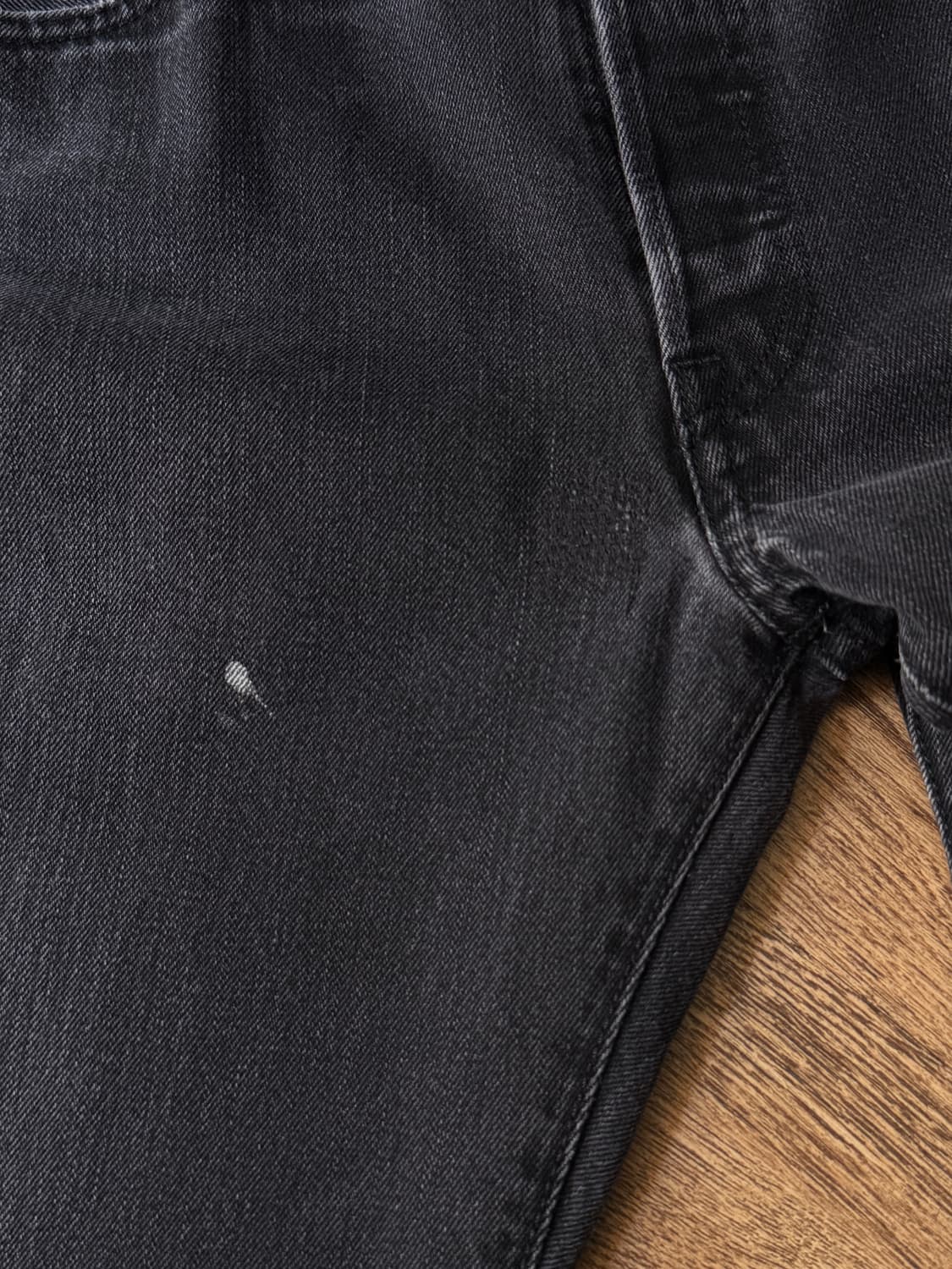 [34]리바이스 501 빈티지 리페어드 흑청 데님 팬츠 상품이미지5