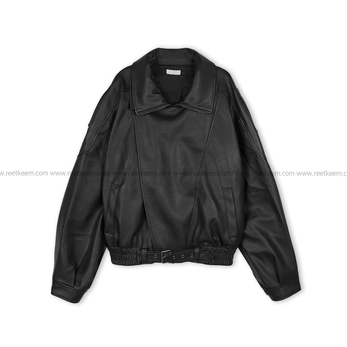 릿킴 BELTED LEATHER JACKET 상품이미지2