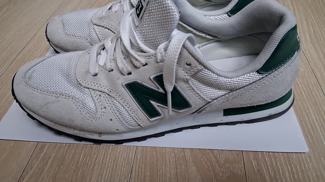 [품절상품] 뉴발란스 뉴발 373 그린 화이트 그레이 운동화 신발 255 상품이미지5