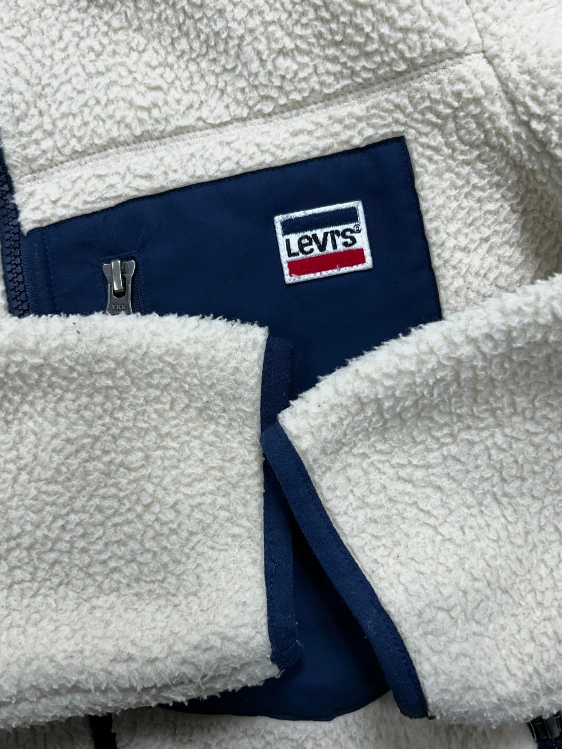 리바이스 뽀글이 플리스 자켓 S 상품이미지6