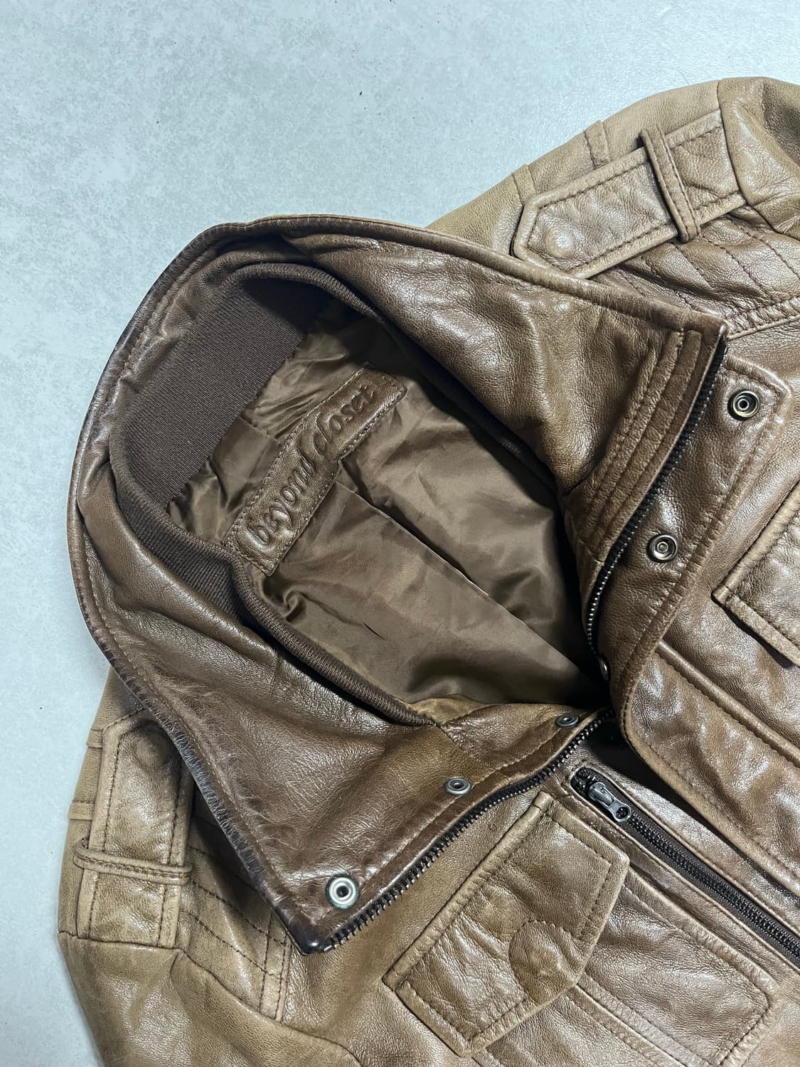 비욘드클로셋 양가죽자켓 상품이미지2