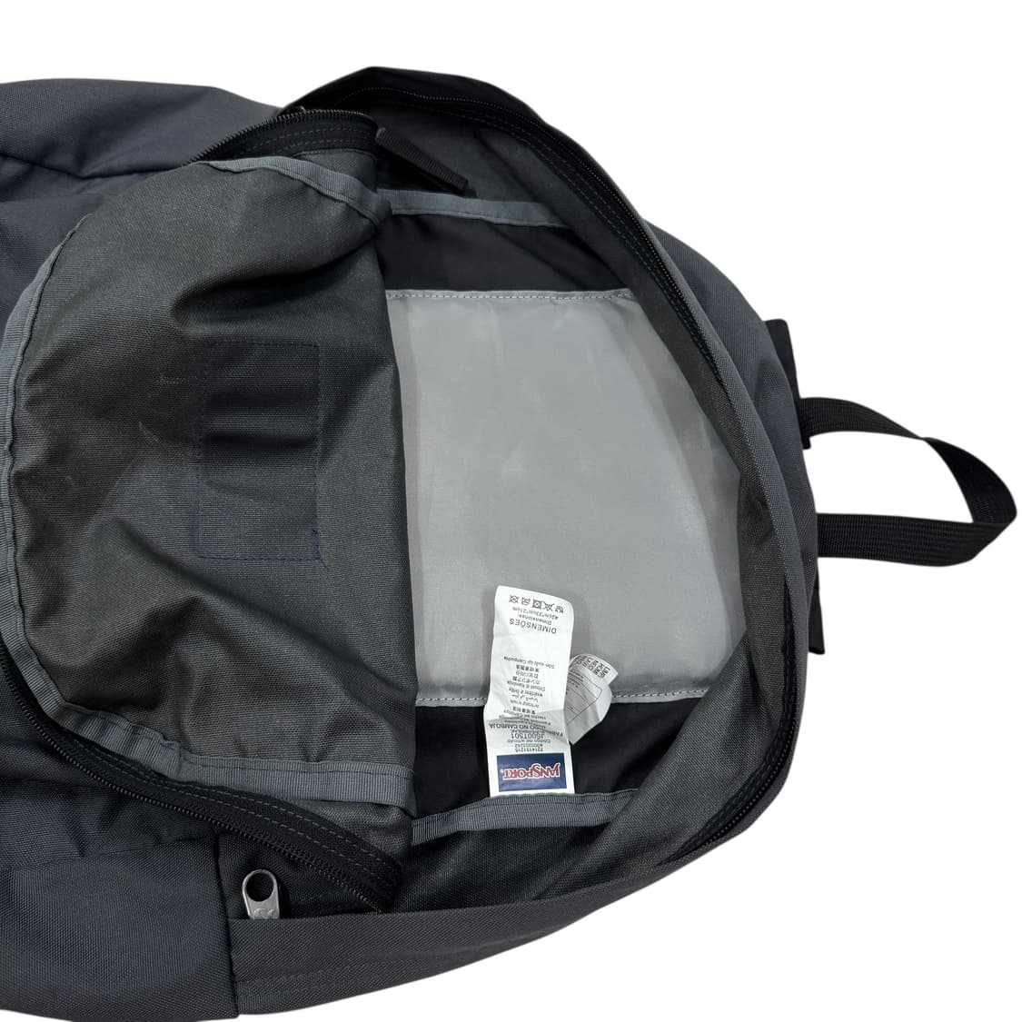 잔스포츠 빈티지 슈퍼브레이크 차콜 그레이 백팩 가방 상품이미지4