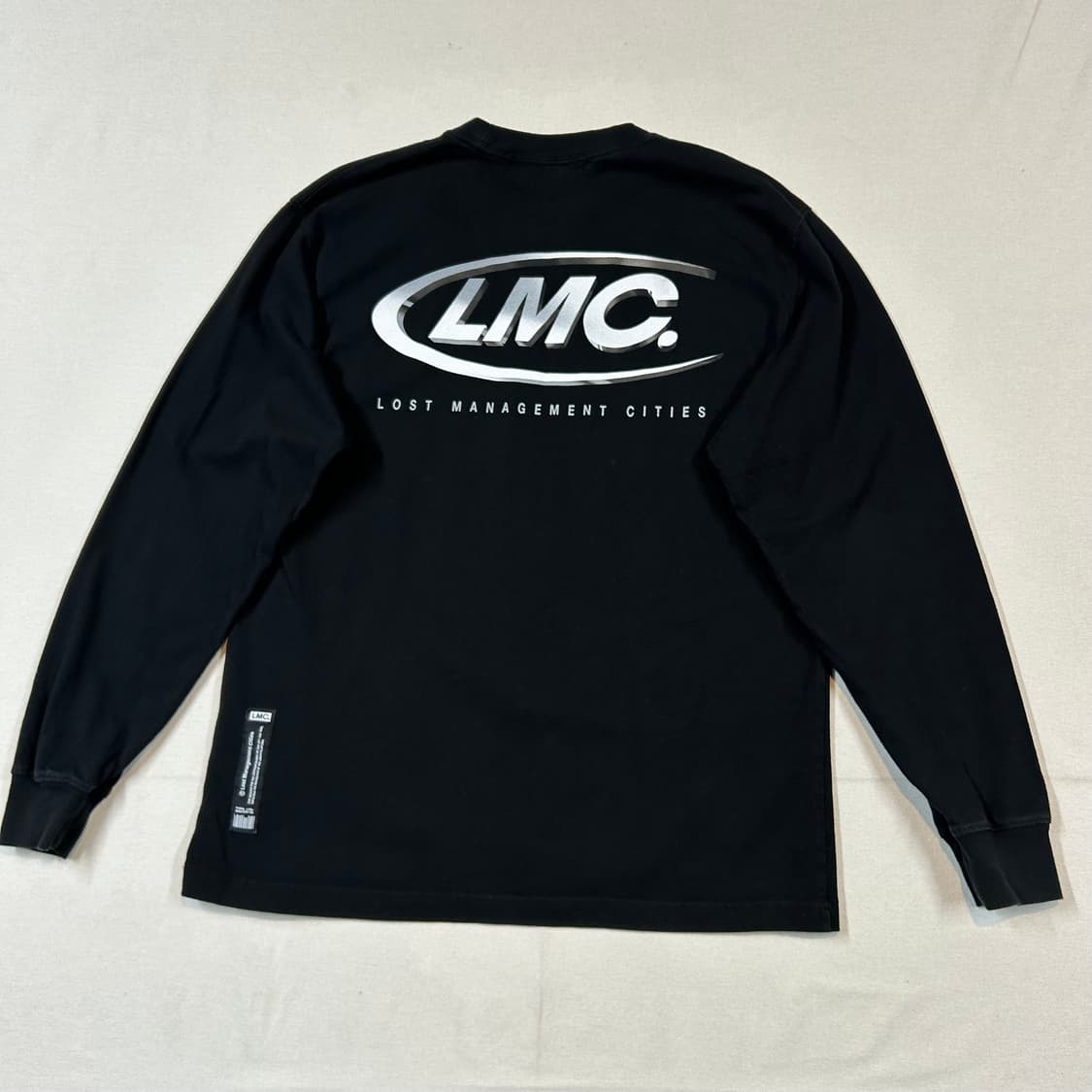 M) LMC 블랙 롱슬리브 긴팔 티셔츠 상품이미지5