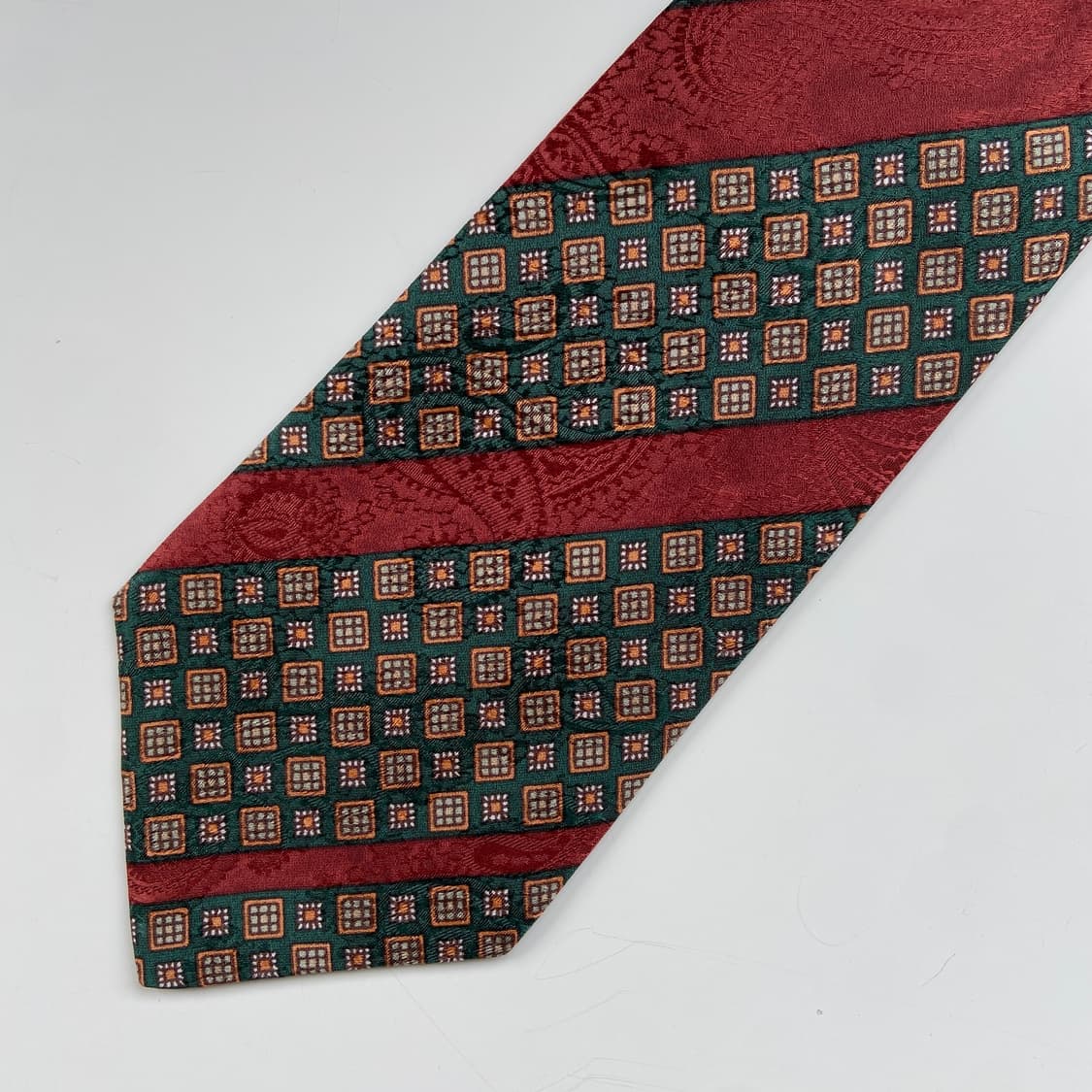 입생로랑(YSL) 명품 정품 페이즐리 넥타이 장폭11.1cm 상품이미지5