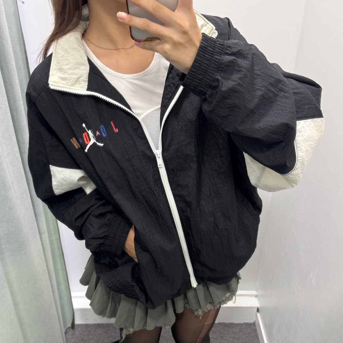 조던 블랙화이트 바람막이 상품이미지2