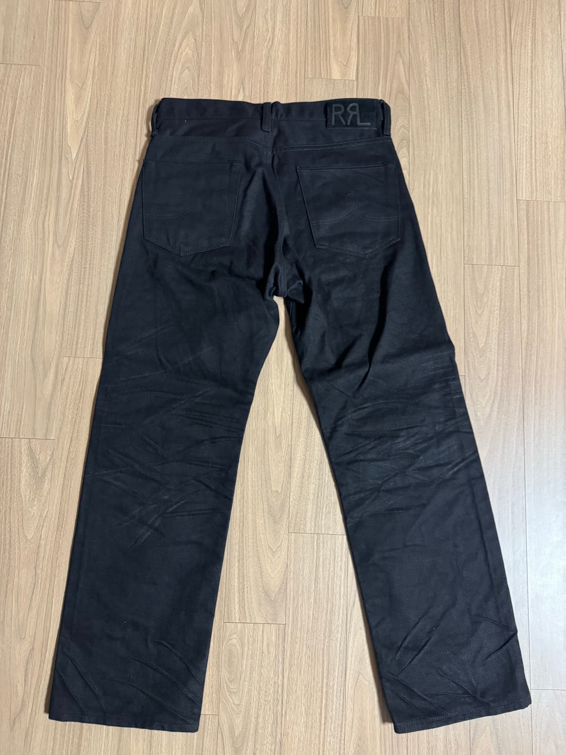 더블알엘(RRL) 빈티지 5포켓 블랙 셀비지 데님 진 30/30 상품이미지3