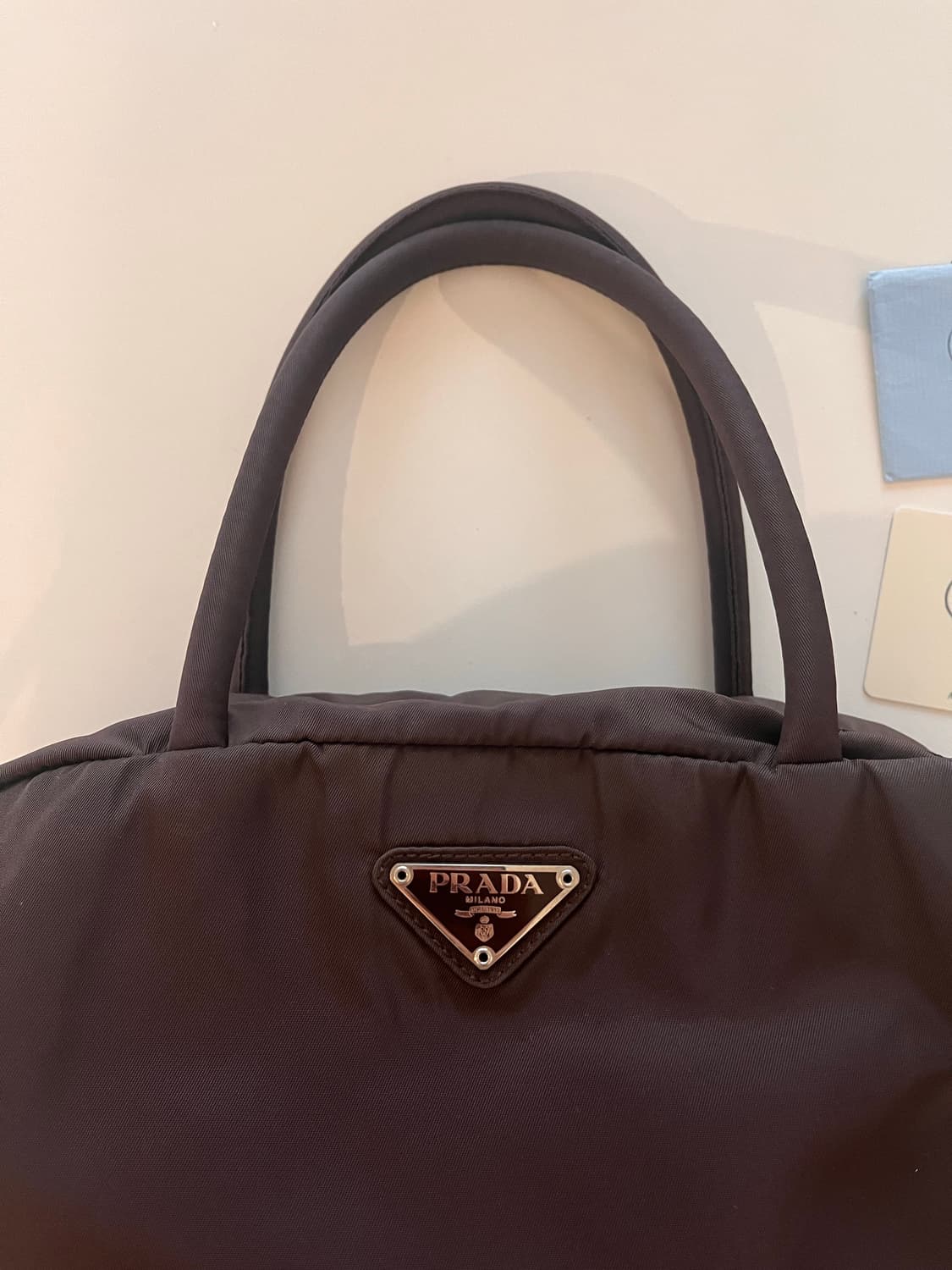 Prada 프라다 테수토 나일론 패딩 토트백  상품이미지2