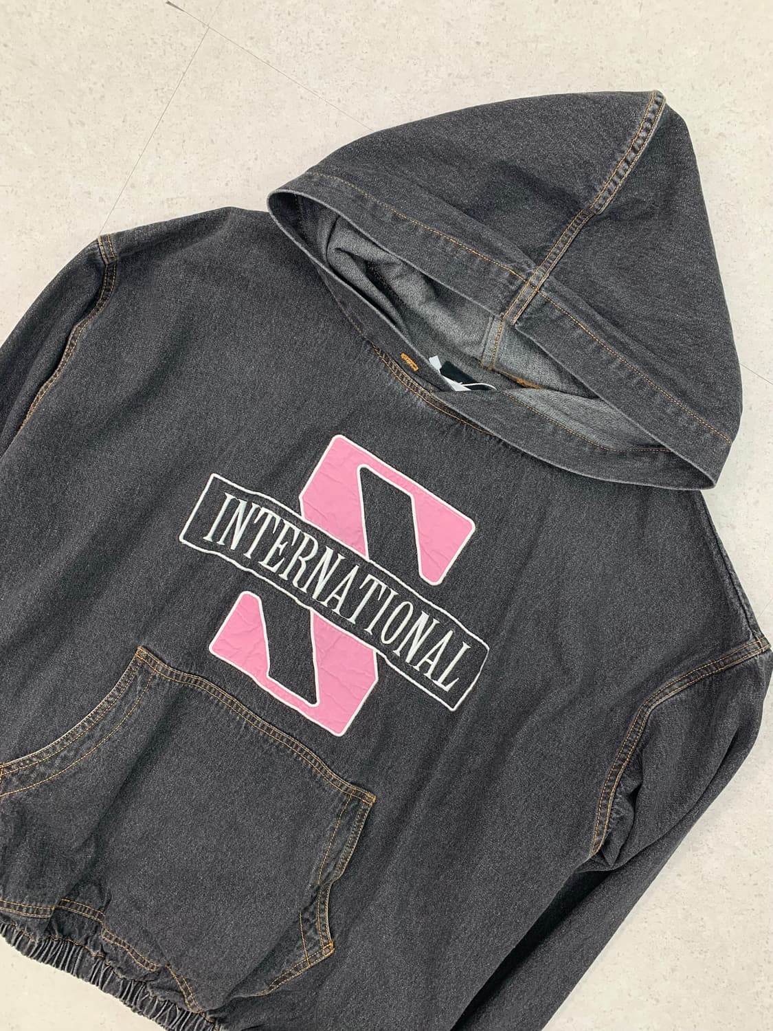 Stussy 스투시 인터네셔널 데님 후드 상품이미지2