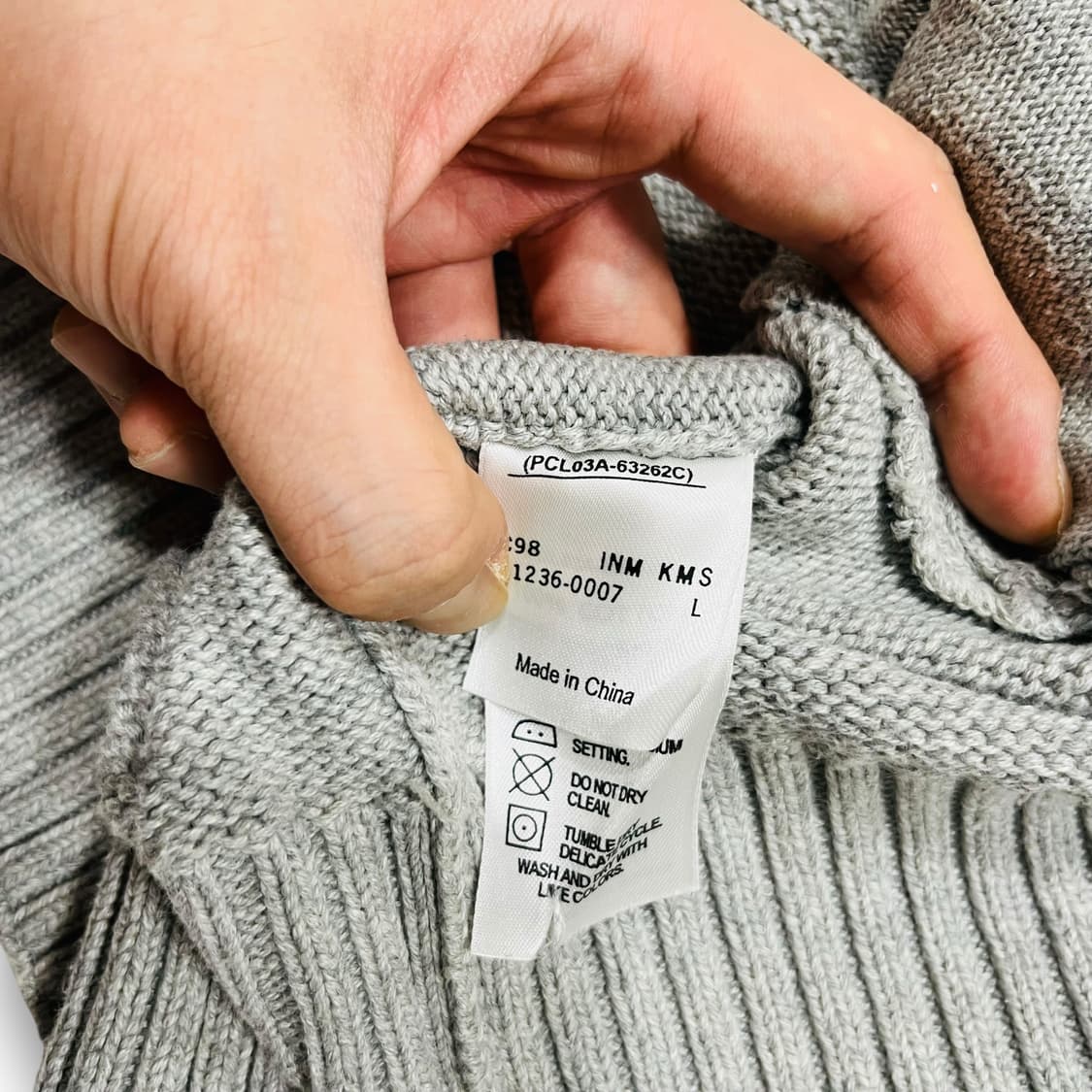 Levi's Gray Knit Full Zip-up 상품이미지5