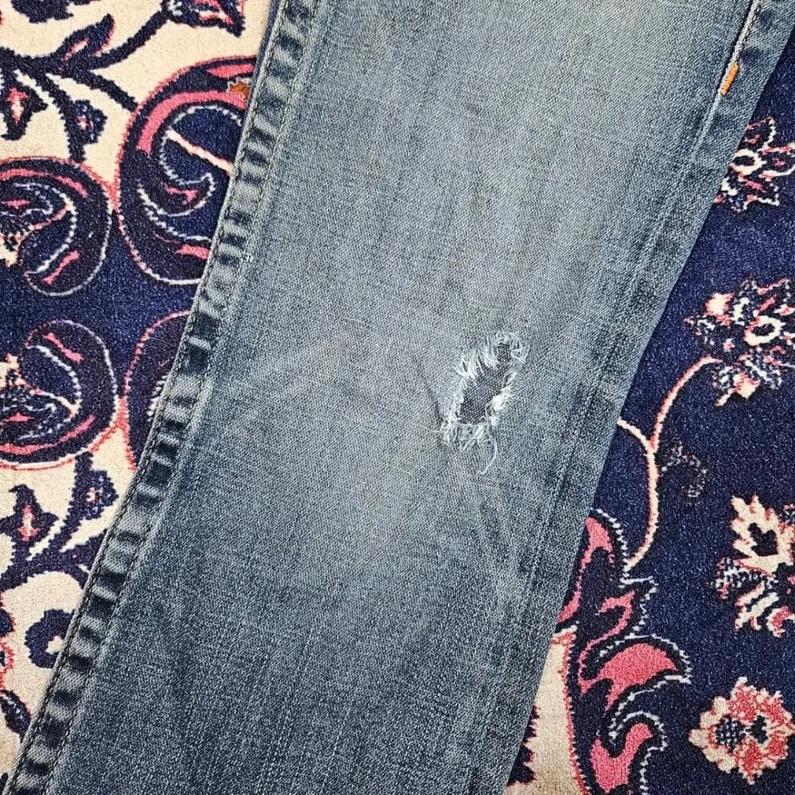 트루릴리젼 00's 빈티지 빌리 로우라이즈 부츠컷 데님 팬츠 상품이미지4