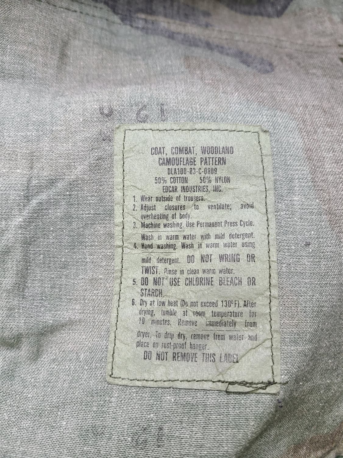 미군 우드랜드 밀리터리 야상 자켓 상품이미지5